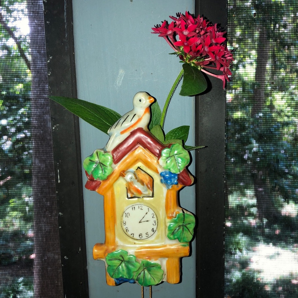 Vintage. Made in Japan Cuckoo clock wall pocket. - Picture 8 of 8